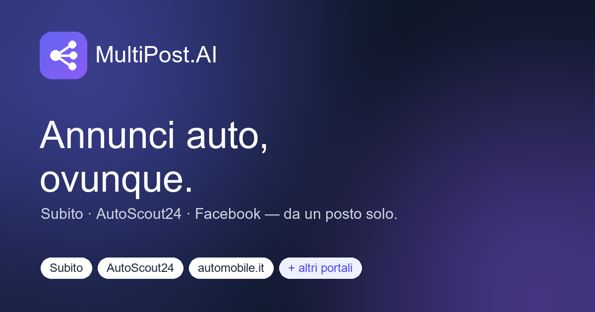 Come vendere l'auto online: la guida completa (2026)