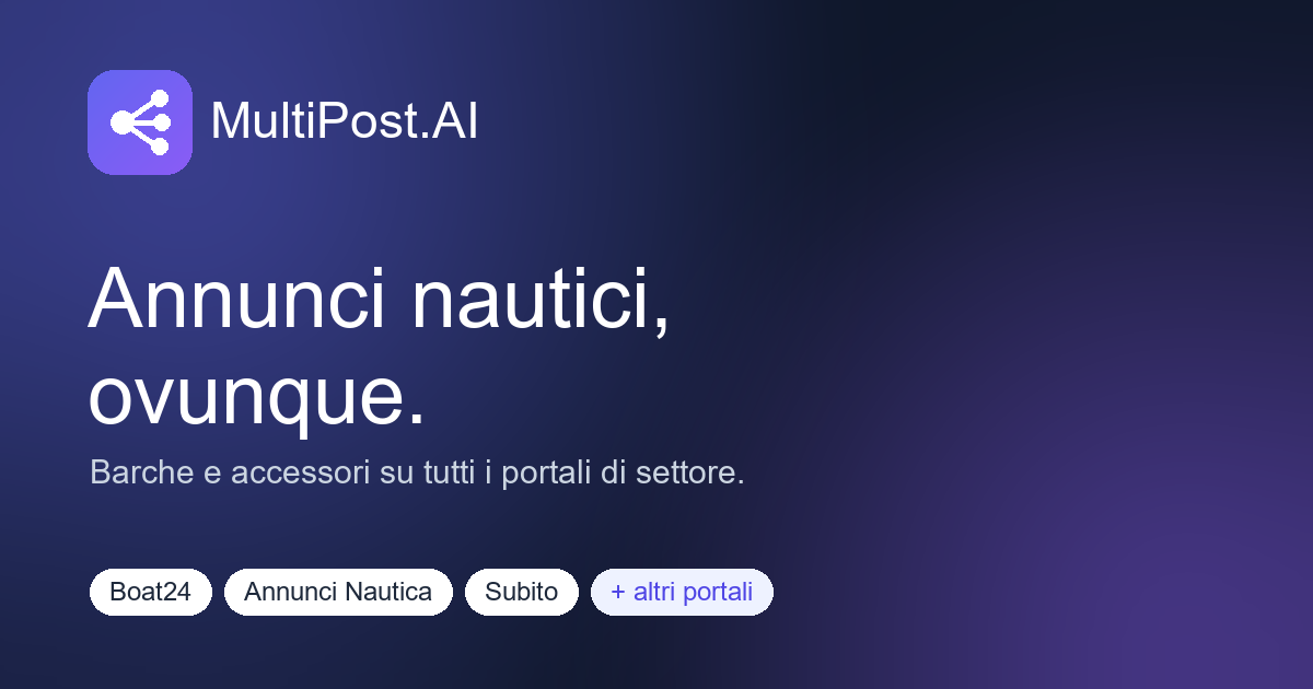 Vendere una barca online: dove pubblicare e come fare